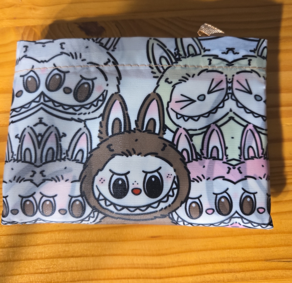 Large Labubu Inspired Reusable Shopping Bag